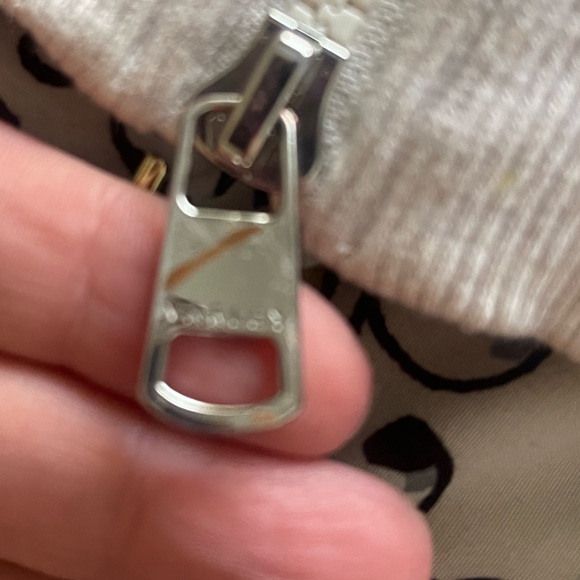 Varley Cortland Zip Jacket High Neck Ivory Marl Cream Size Med Athleisure travel - Picture 7 of 10